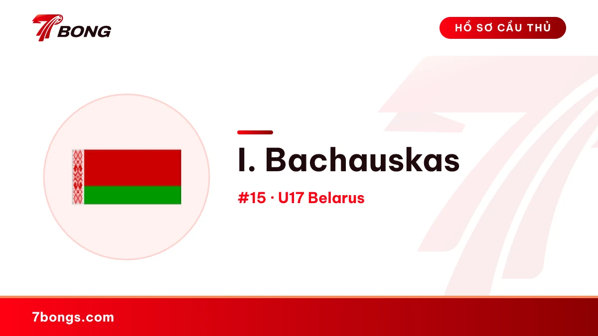 I. Bachauskas — U17 Belarus