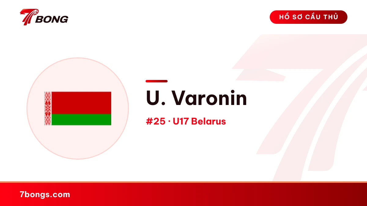 U. Varonin — U17 Belarus