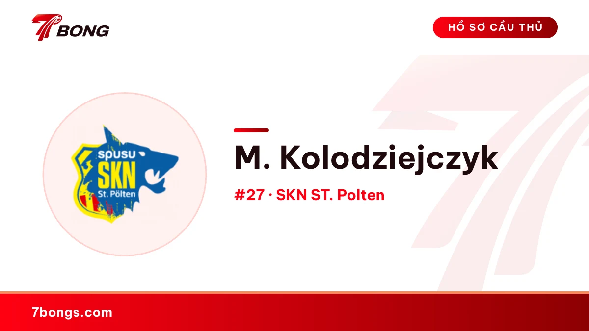M. Kolodziejczyk — SKN ST. Polten