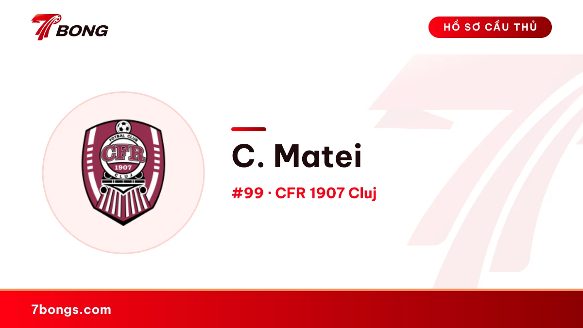 C. Matei — CFR 1907 Cluj
