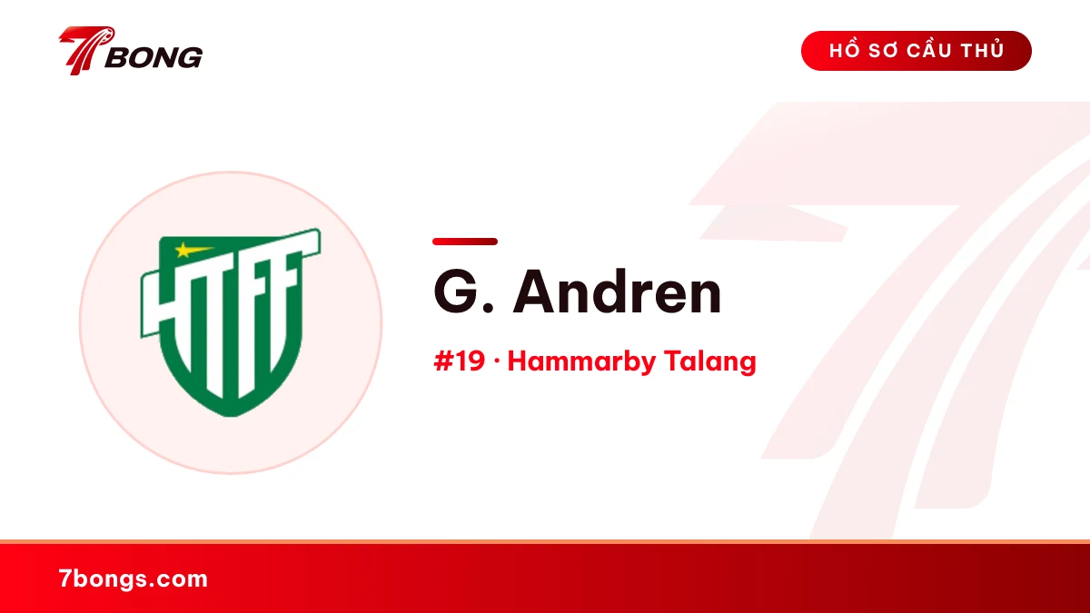 G. Andren — Hammarby Talang