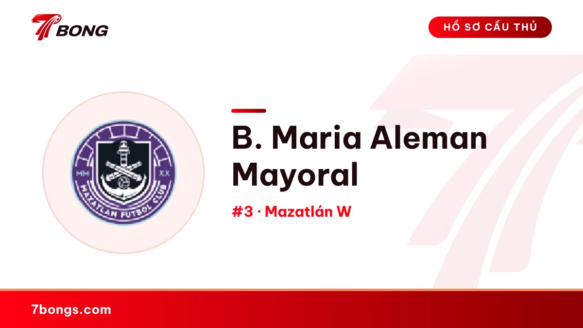 B. Maria Aleman Mayoral — Mazatlán W