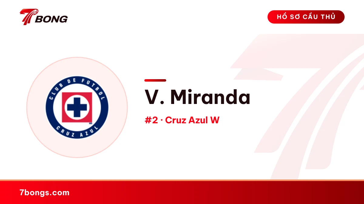 V. Miranda — Cruz Azul W