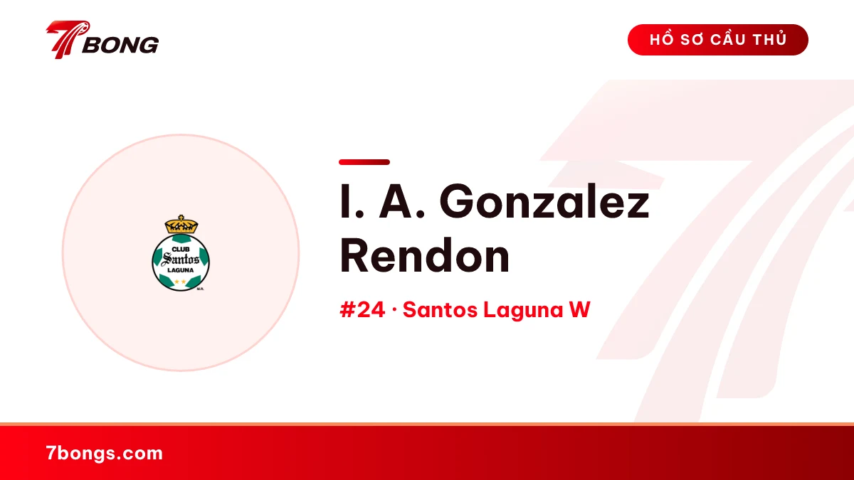 I. A. Gonzalez Rendon — Santos Laguna W