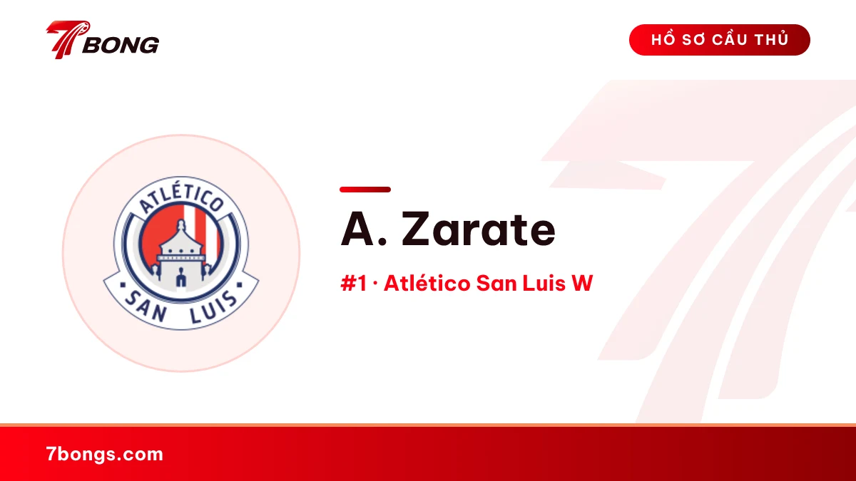 A. Zarate — Atlético San Luis W