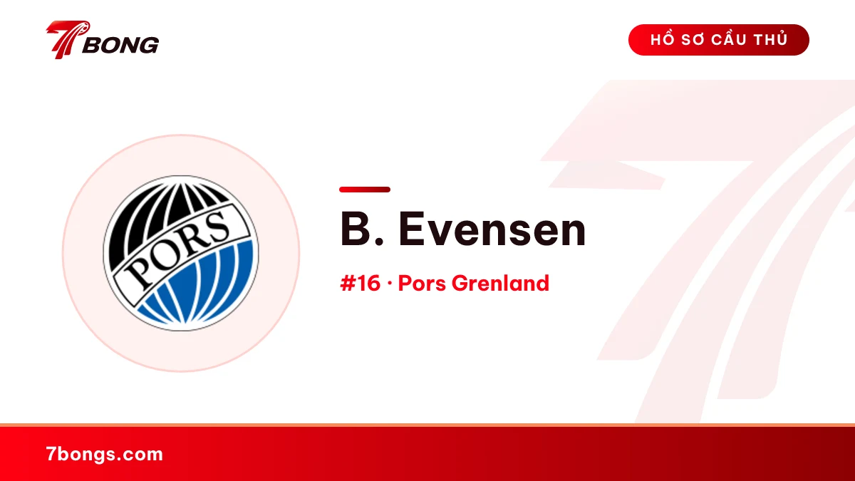 B. Evensen — Pors Grenland
