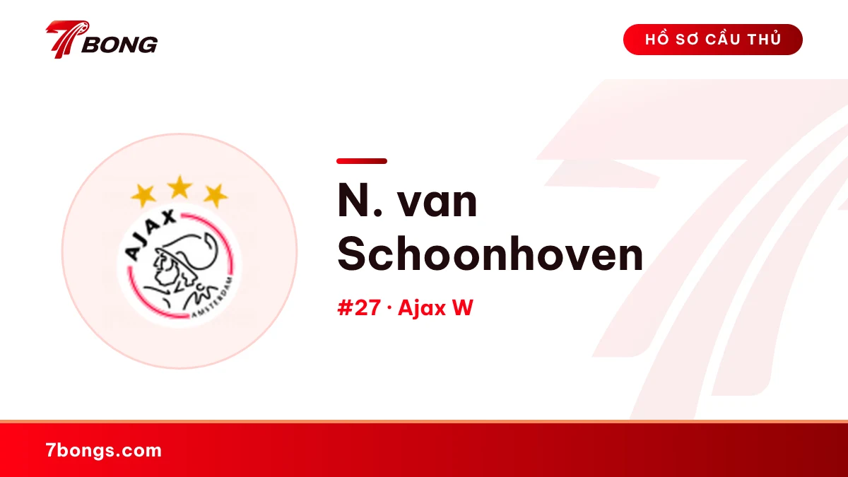 N. van Schoonhoven — Ajax W