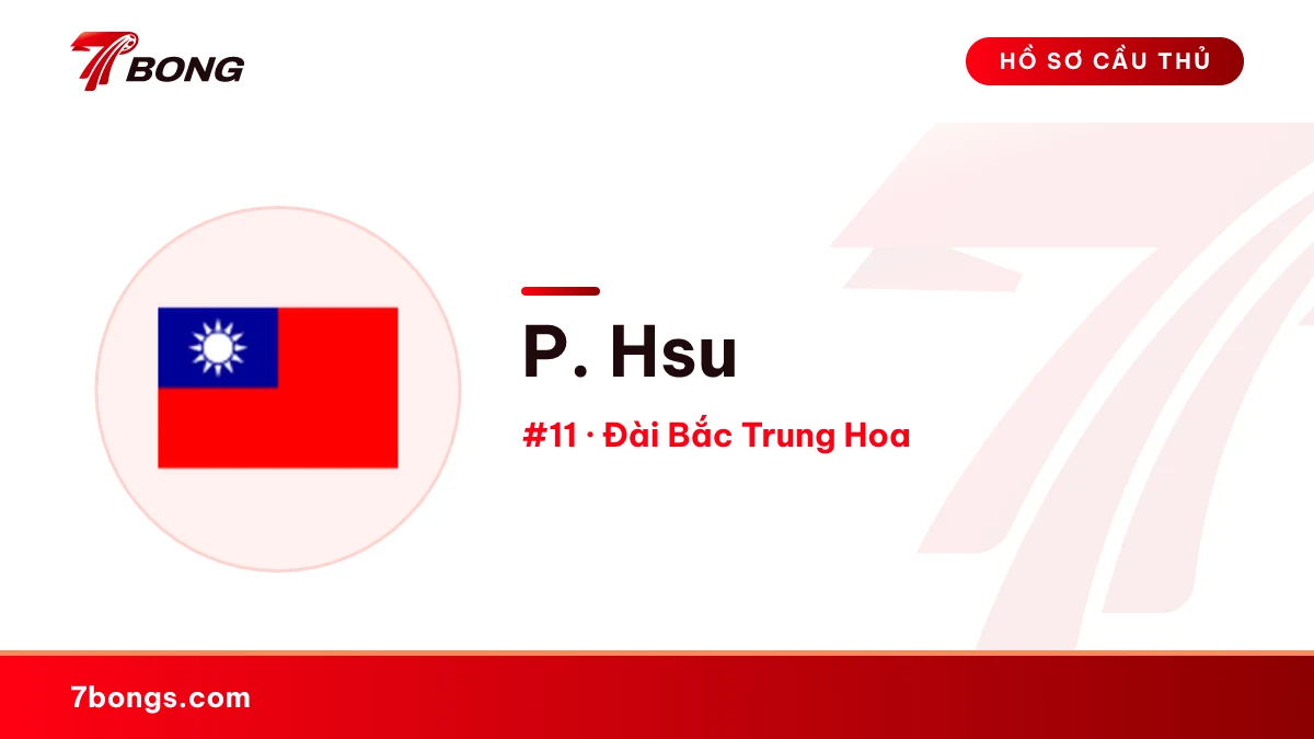 P. Hsu — Đài Bắc Trung Hoa