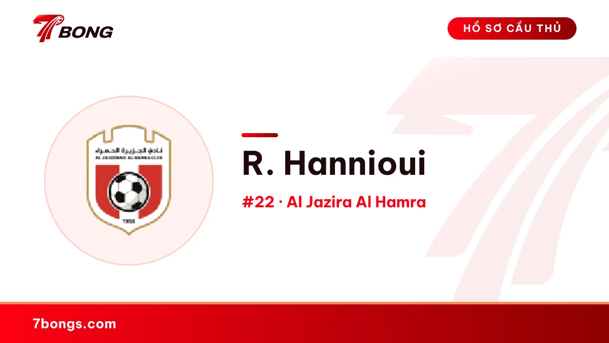 R. Hannioui — Al Jazira Al Hamra