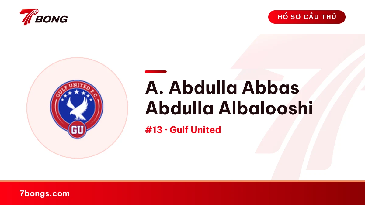 A. Abdulla Abbas Abdulla Albalooshi — Gulf United