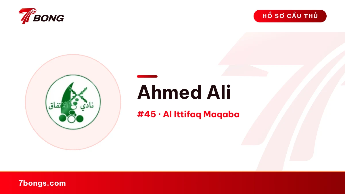Ahmed Ali — Al Ittifaq Maqaba