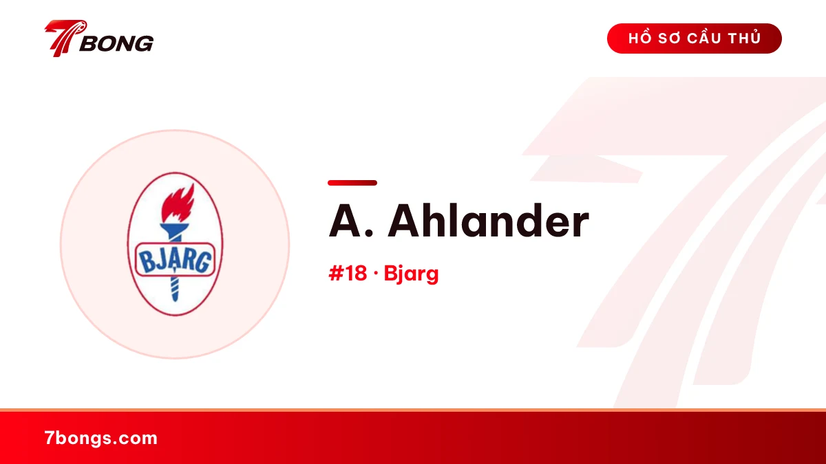 A. Ahlander — Bjarg