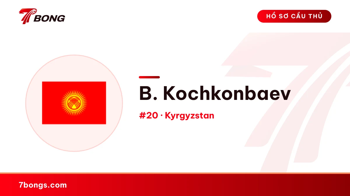 B. Kochkonbaev — Kyrgyzstan