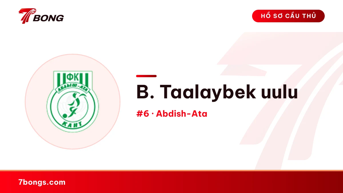 B. Taalaybek uulu — Abdish-Ata