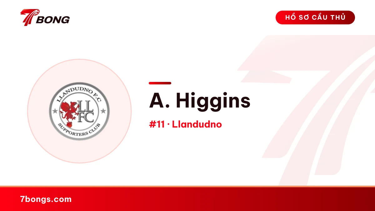 A. Higgins — Llandudno