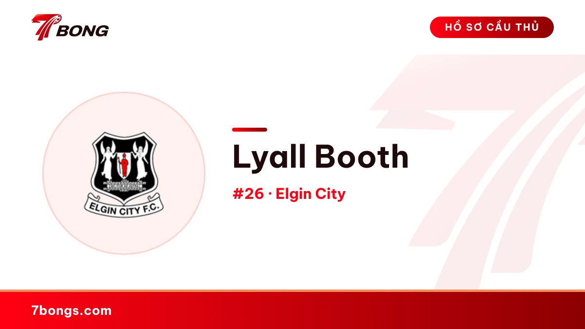Lyall Booth — Elgin City