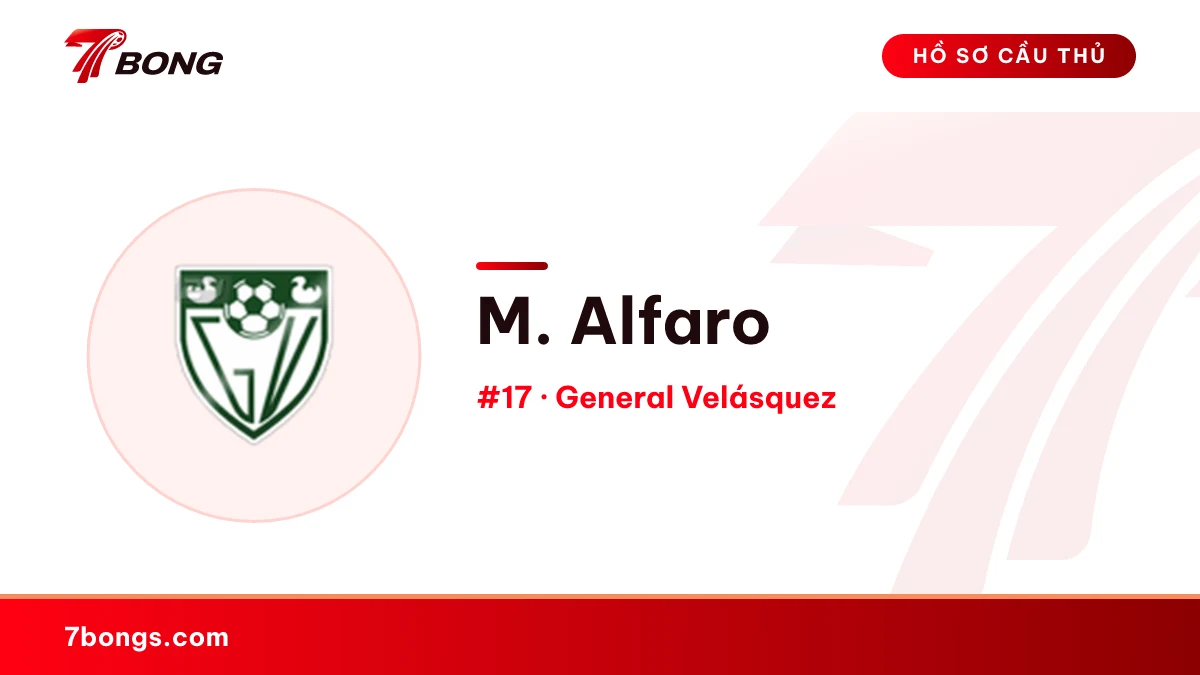 M. Alfaro — General Velásquez