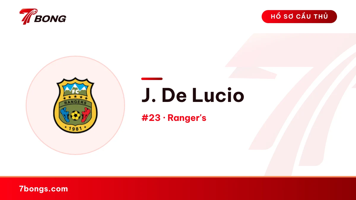 J. De Lucio — Ranger's