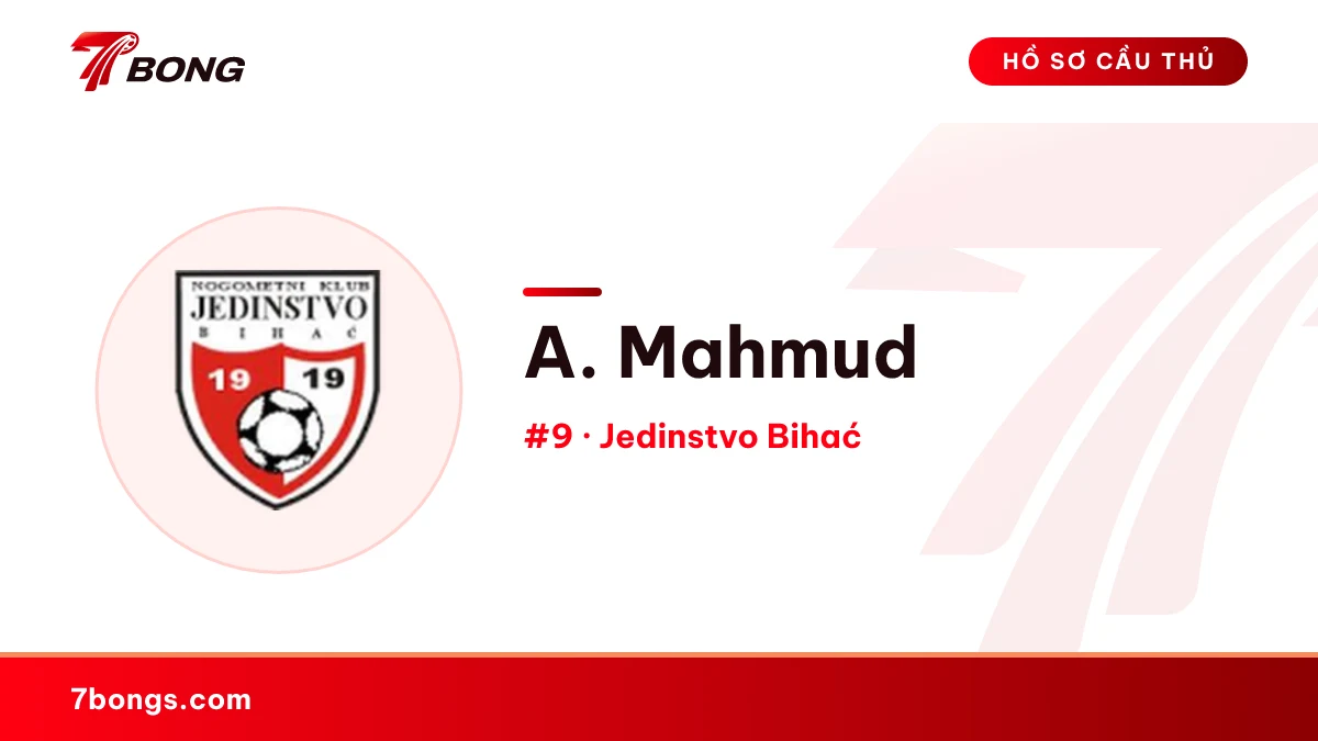 A. Mahmud — Jedinstvo Bihać