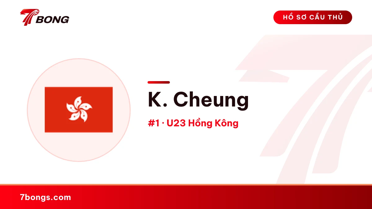 K. Cheung — U23 Hồng Kông