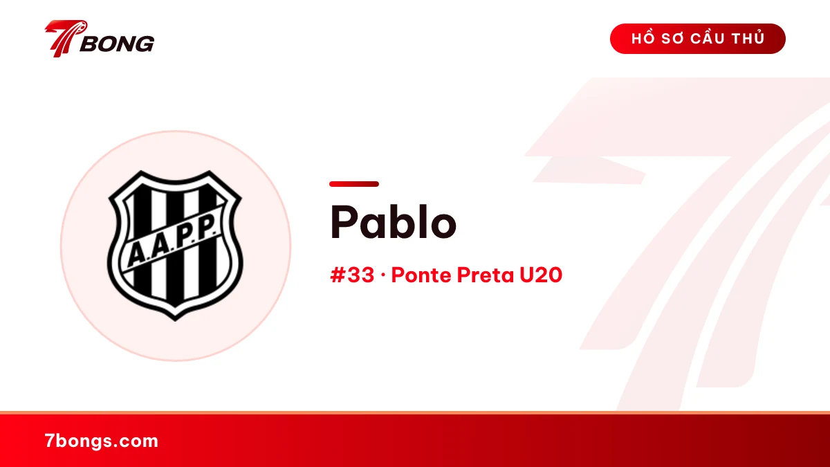 Pablo — Ponte Preta U20
