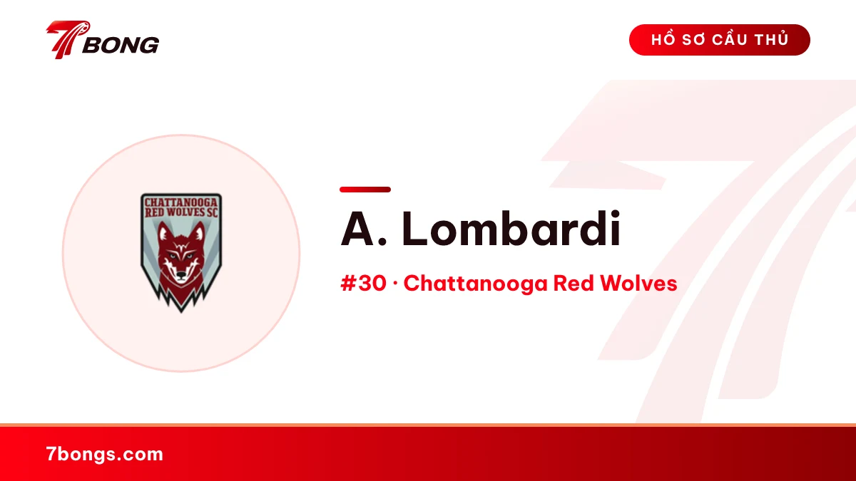 A. Lombardi — Chattanooga Red Wolves