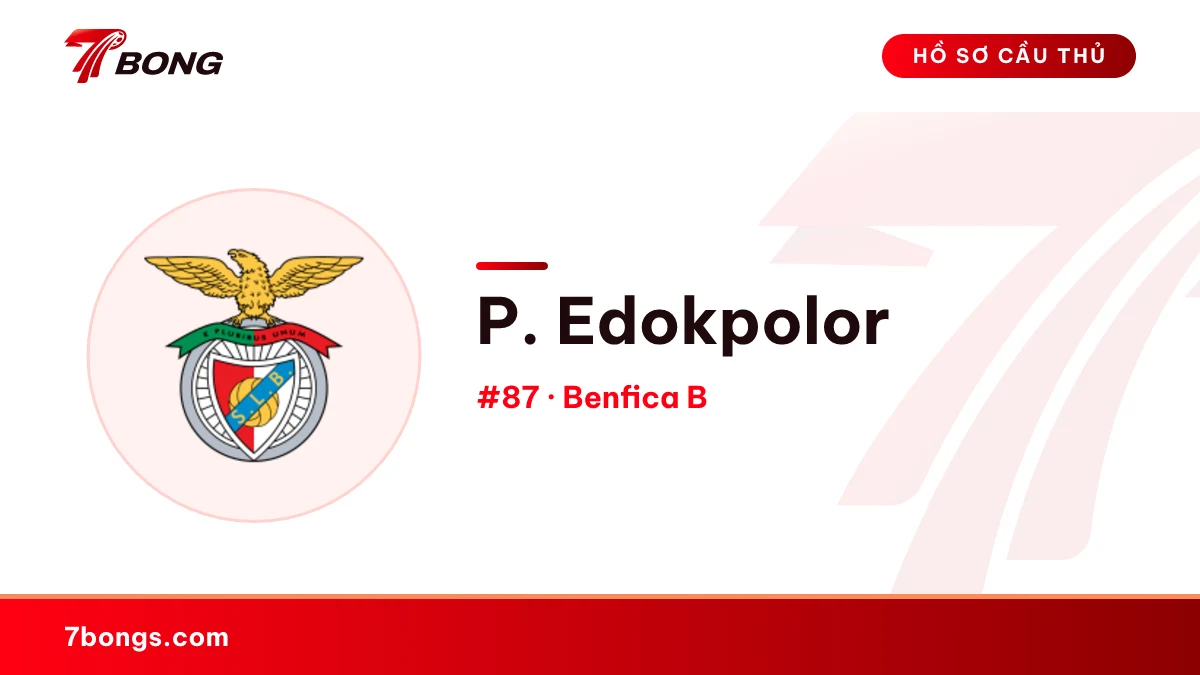 P. Edokpolor — Benfica B