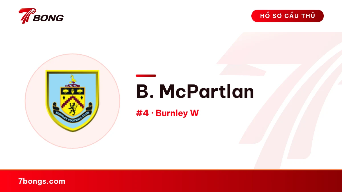 B. McPartlan — Burnley W