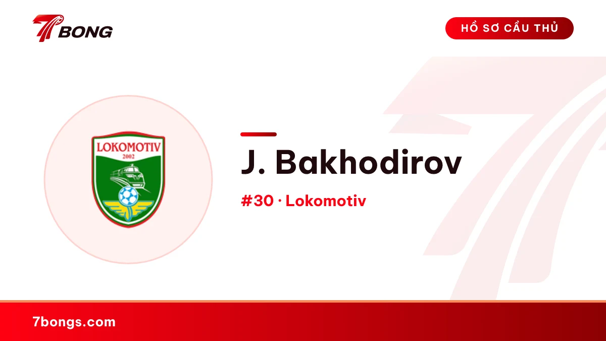 J. Bakhodirov — Lokomotiv