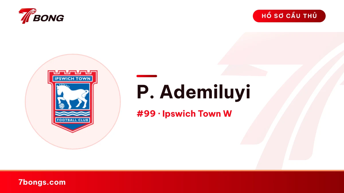 P. Ademiluyi — Ipswich Town W