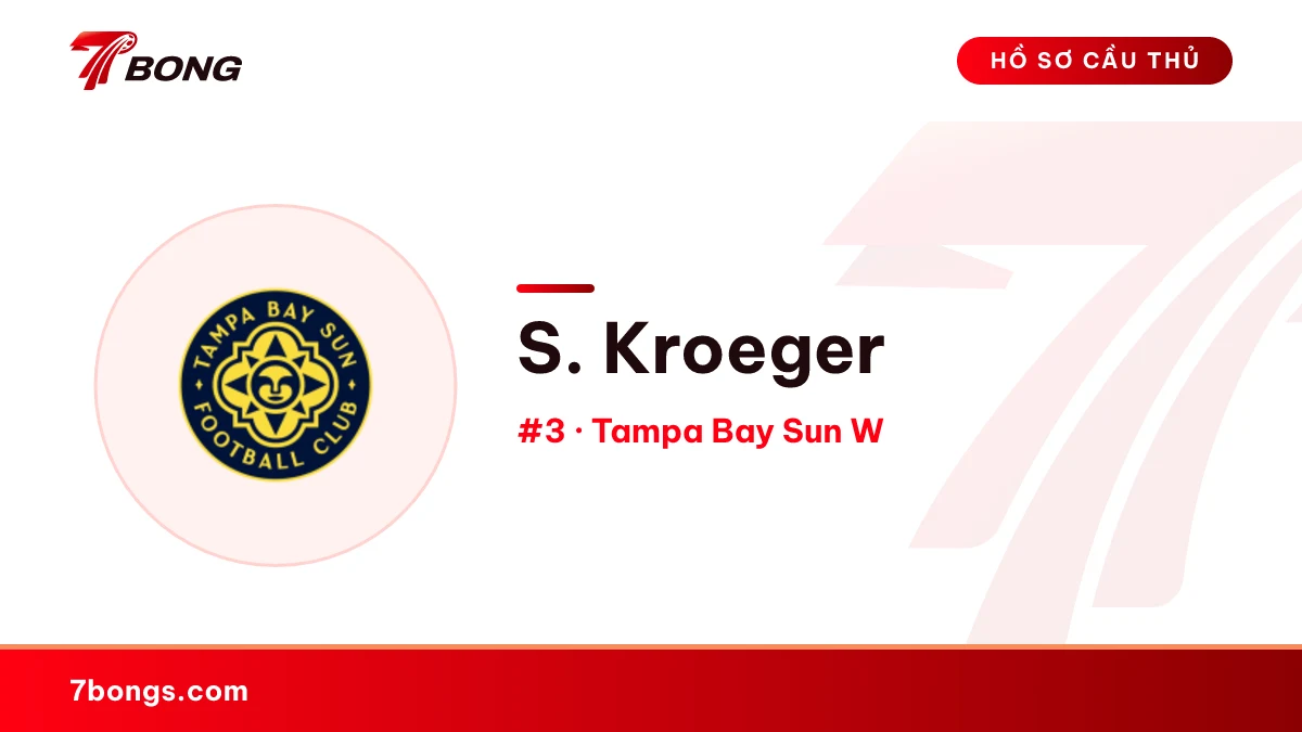S. Kroeger — Tampa Bay Sun W