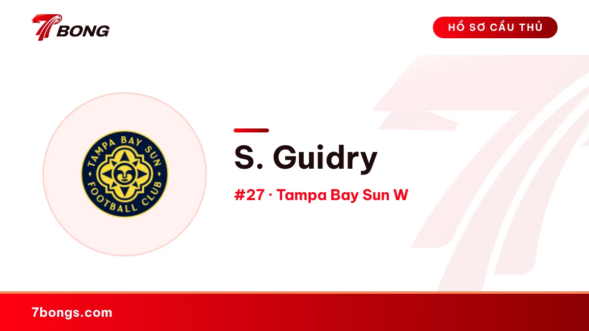 S. Guidry — Tampa Bay Sun W