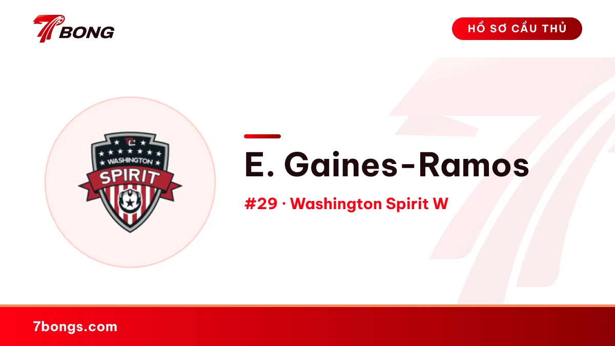 E. Gaines-Ramos — Washington Spirit W
