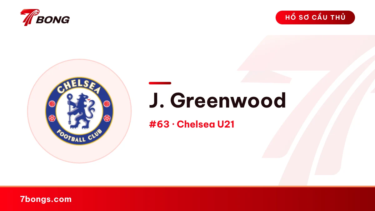 J. Greenwood — Chelsea U21