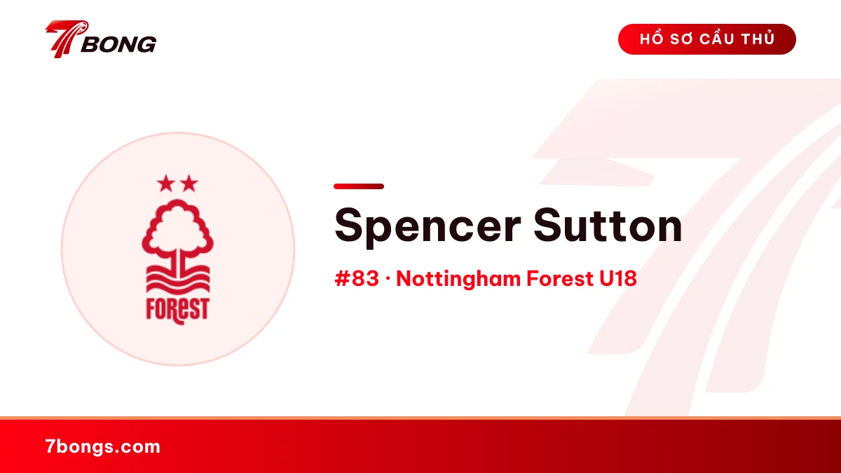 Spencer Sutton — Nottingham Forest U18