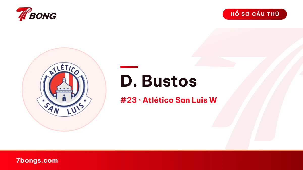 D. Bustos — Atlético San Luis W