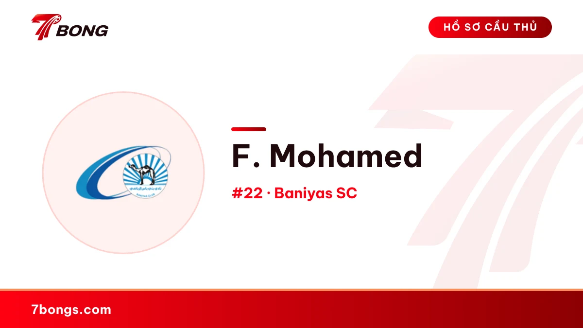 F. Mohamed — Baniyas SC