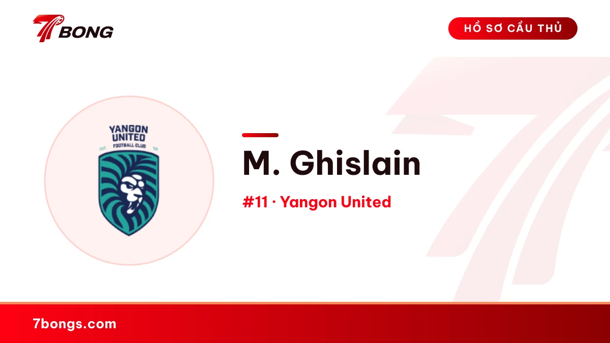 M. Ghislain — Yangon United