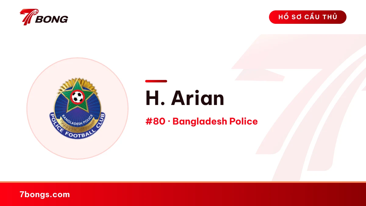 H. Arian — Bangladesh Police
