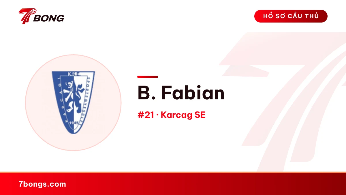 B. Fabian — Karcag SE