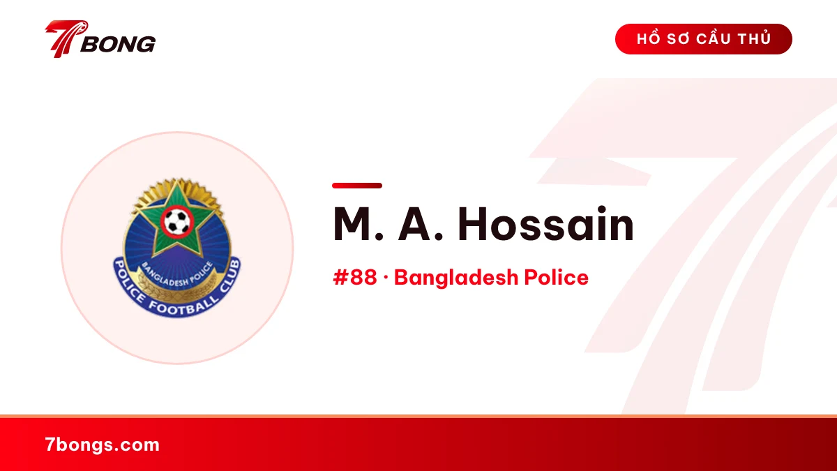 M. A. Hossain — Bangladesh Police