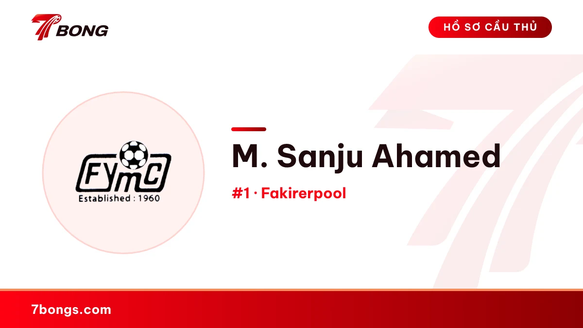 M. Sanju Ahamed — Fakirerpool