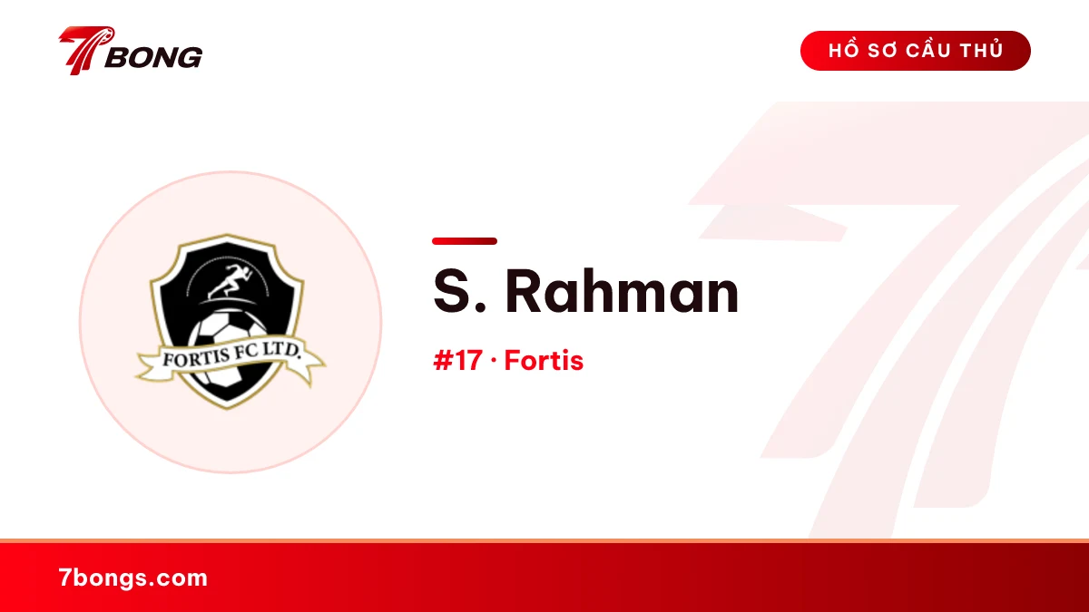 S. Rahman — Fortis