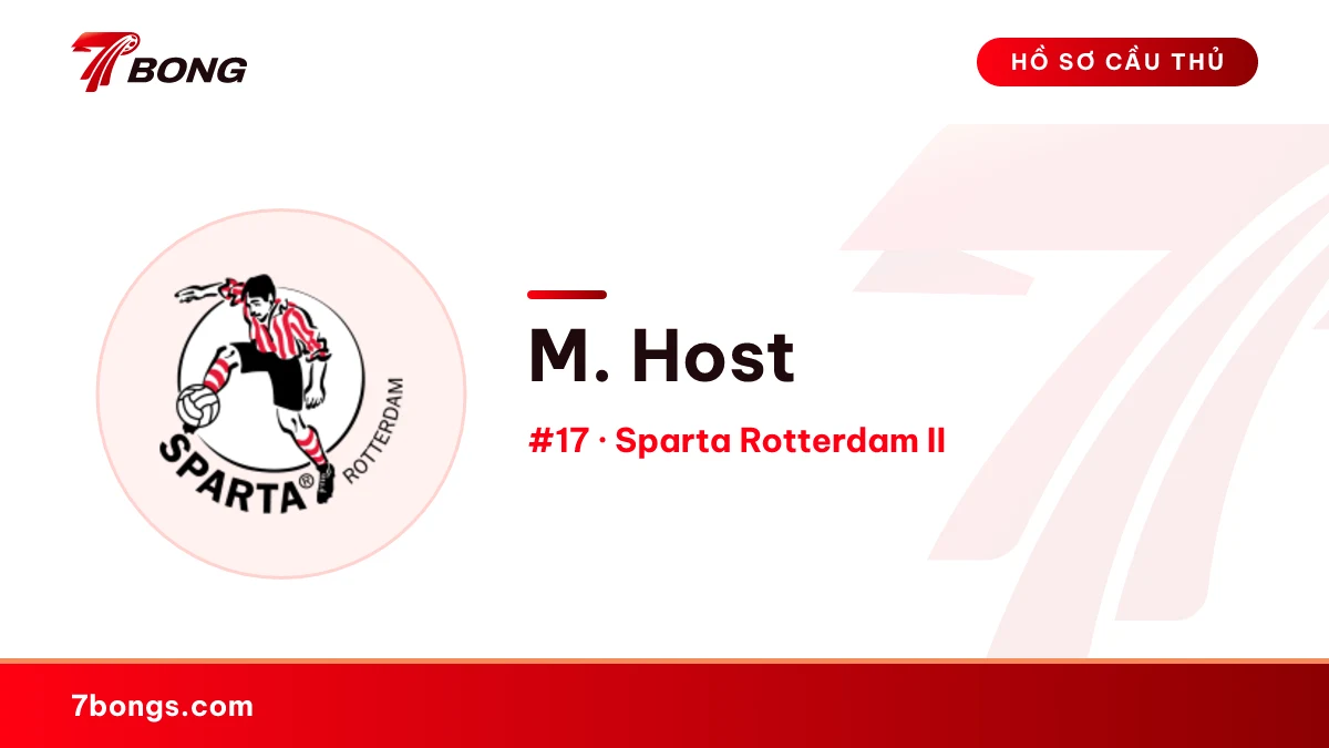M. Host — Sparta Rotterdam II
