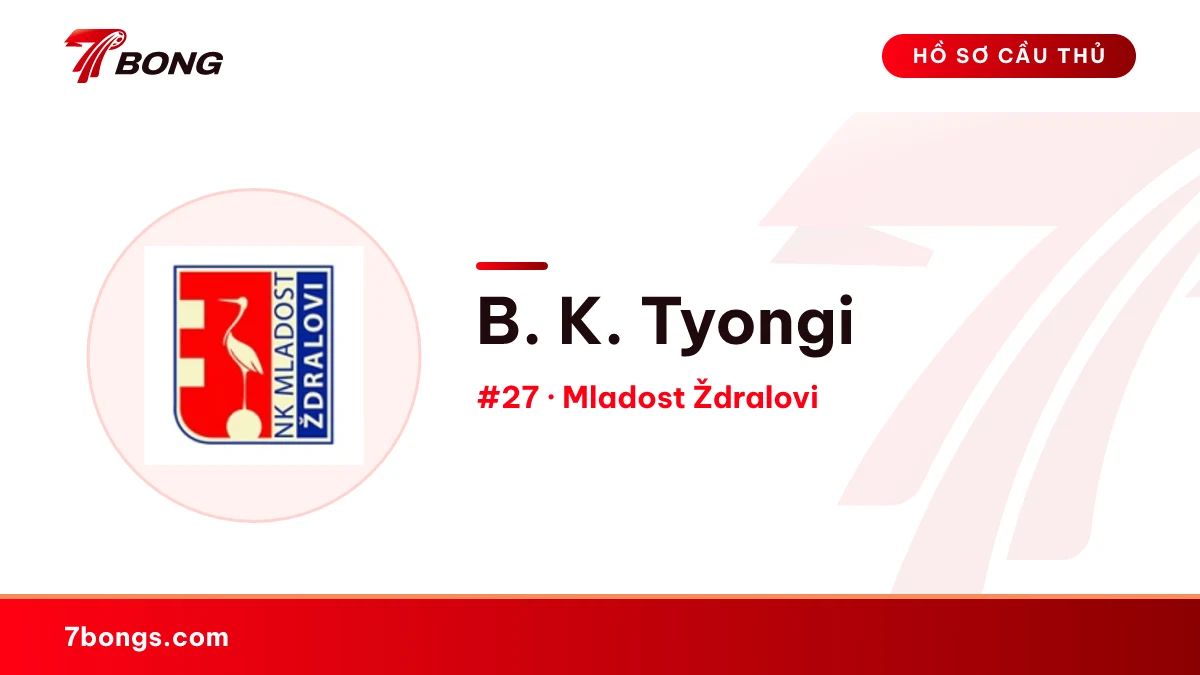 B. K. Tyongi — Mladost Ždralovi
