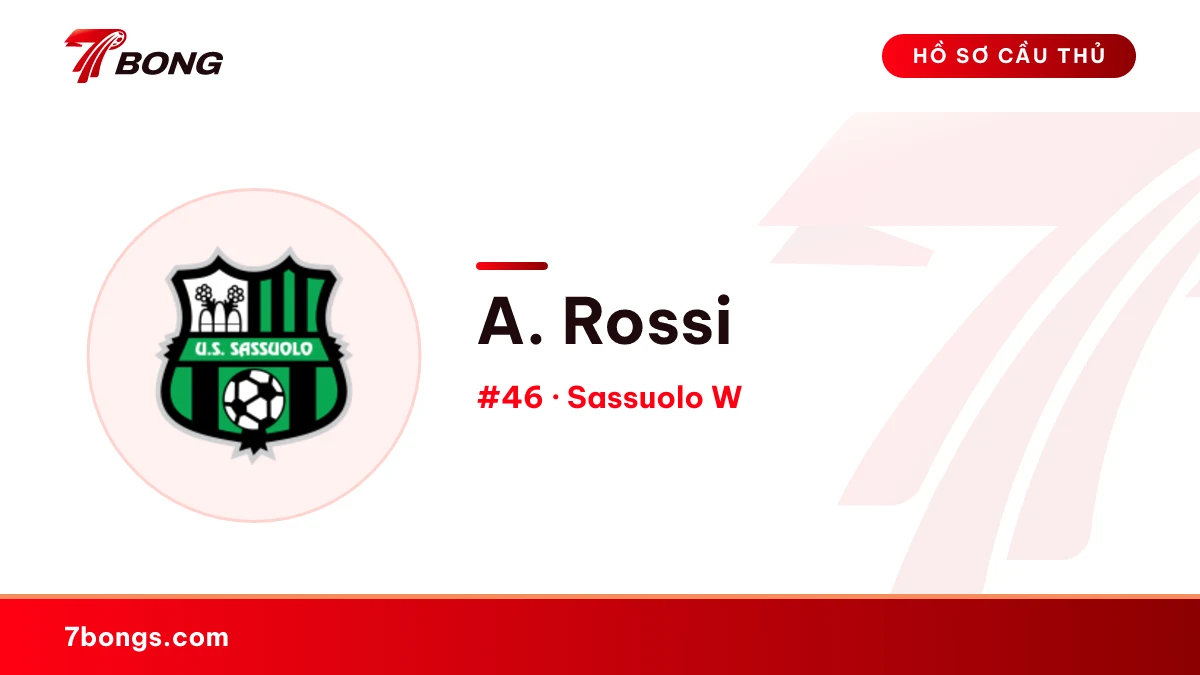 A. Rossi — Sassuolo W