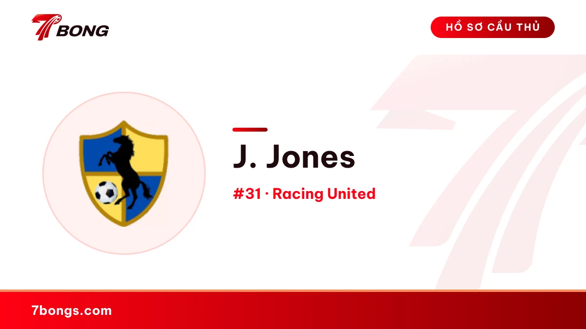 J. Jones — Racing United