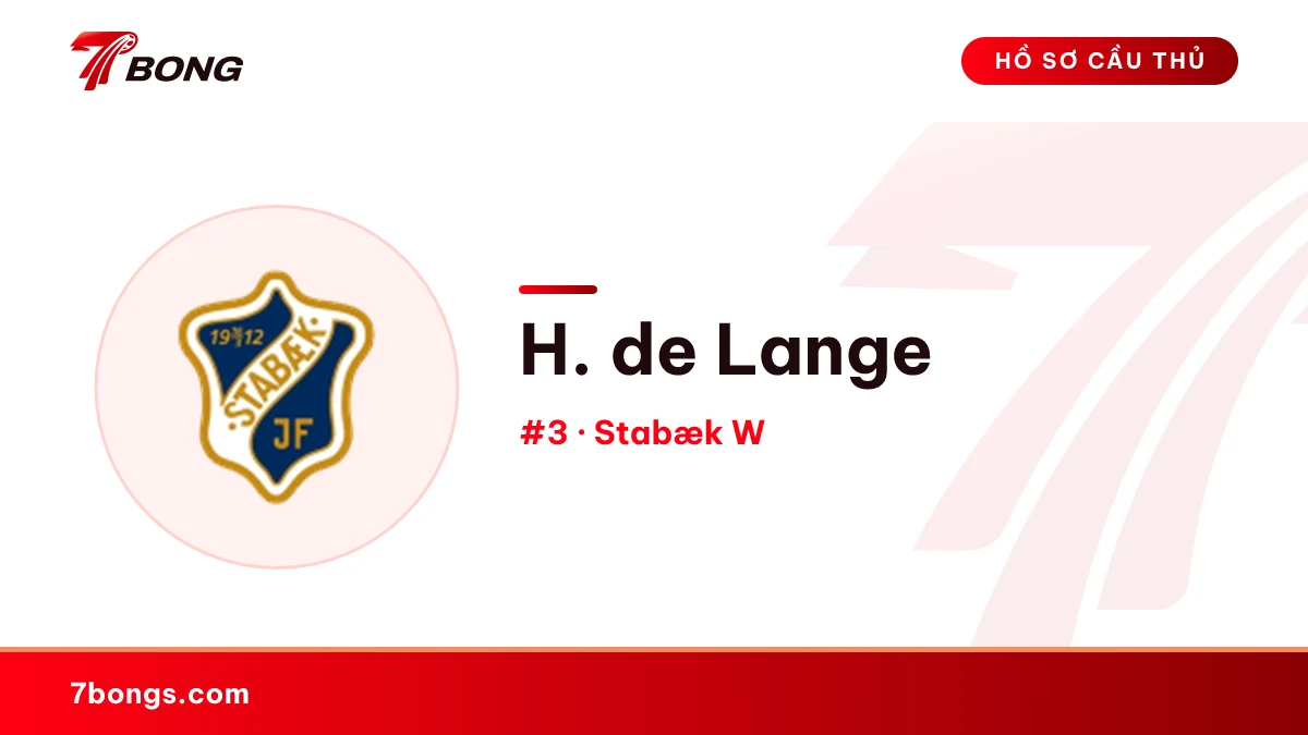 H. de Lange — Stabæk W