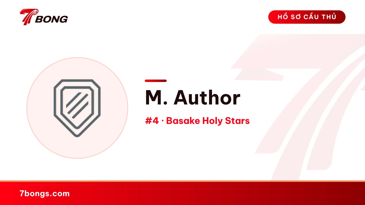 M. Author — Basake Holy Stars