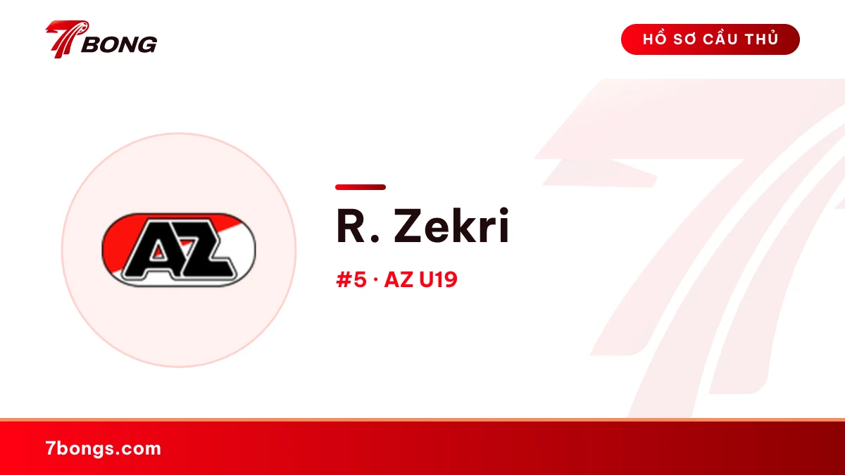 R. Zekri — AZ U19